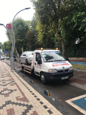 Yol yardım çekici çalışması